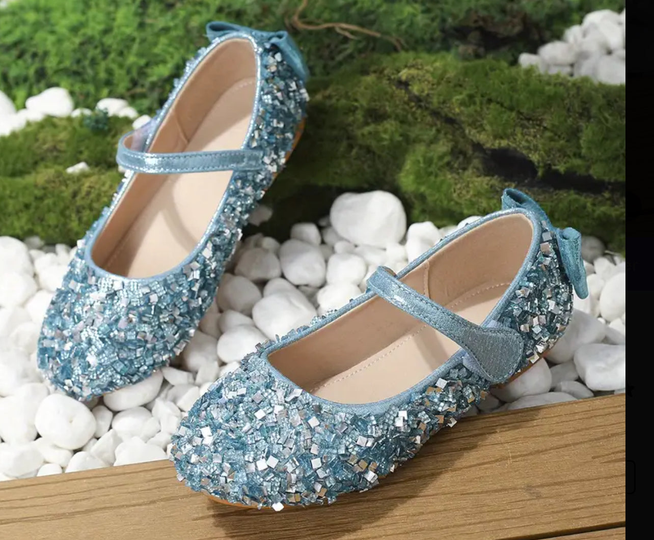 Mary Jane’s With Sequins & Bows, Princess Dress Shoes