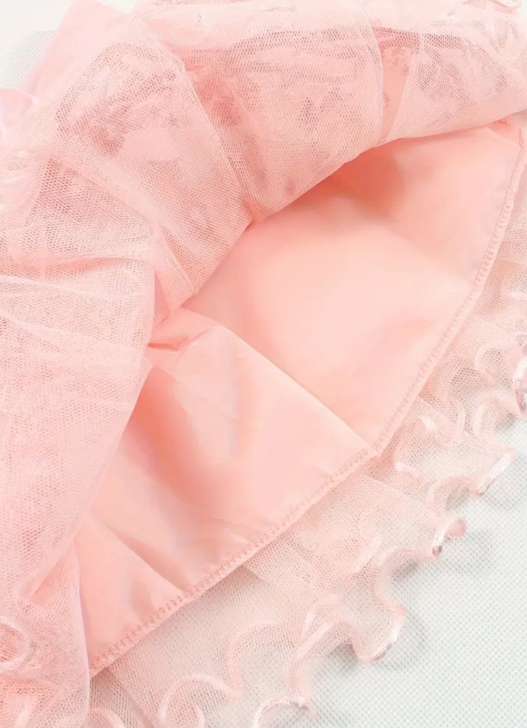 “Tulle Girls” Princess Embroidered Bow Front Skirt🩰