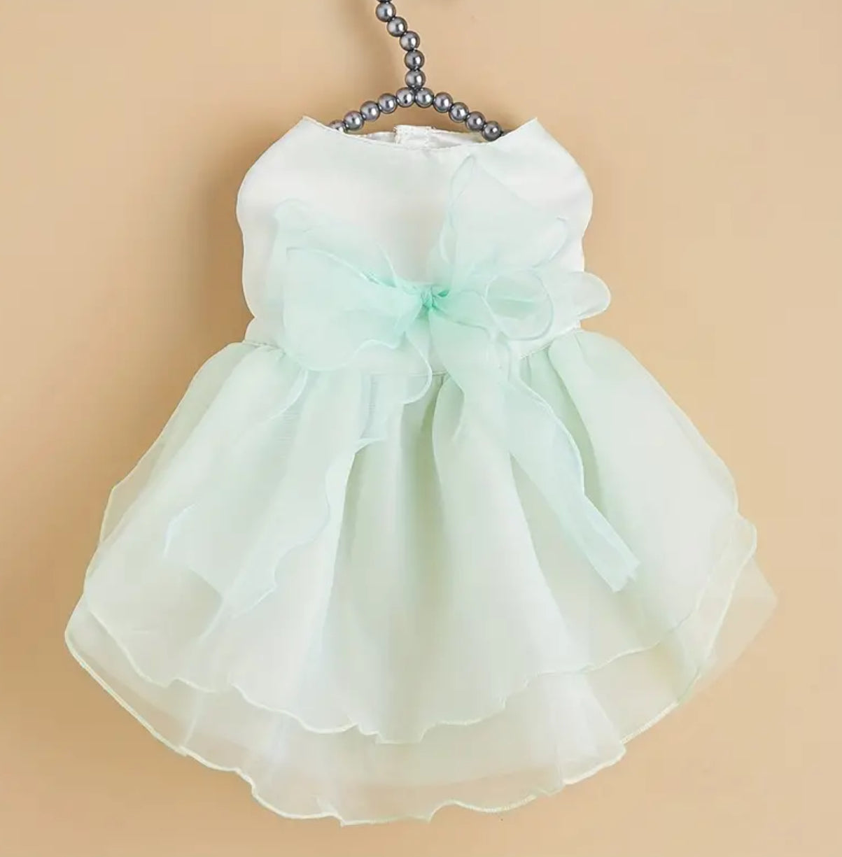 1pc Pet Wedding Dress with Big Bowknot - Dog and Cat Party Tutu