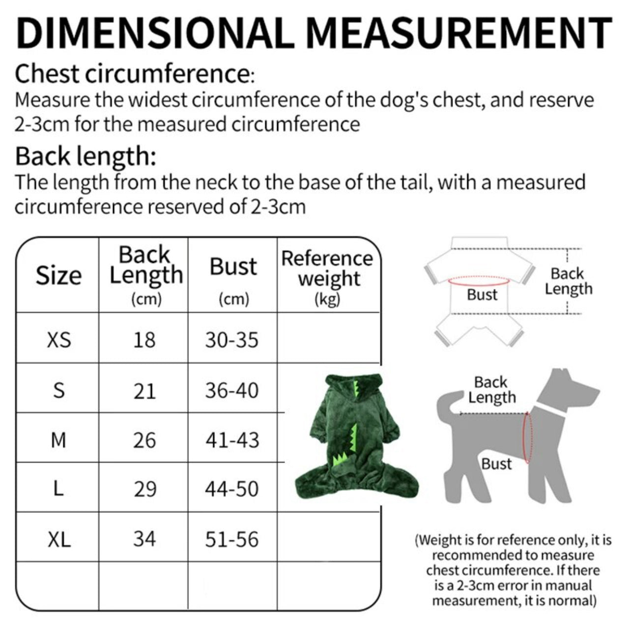 Winter Warm Dinosaur or Unicorn Clothes for Small Dogs Cat, Coat