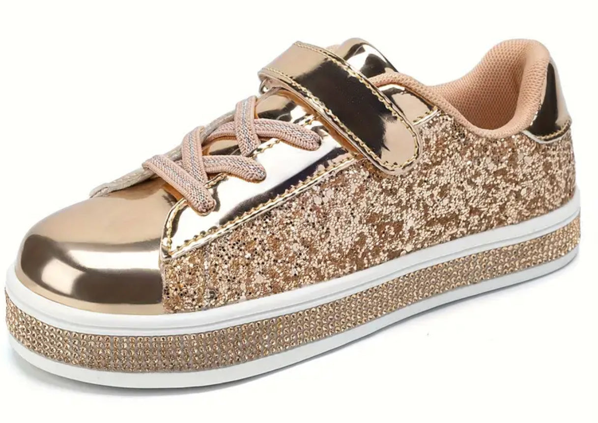 Glitter Tennis Shoes, Girls