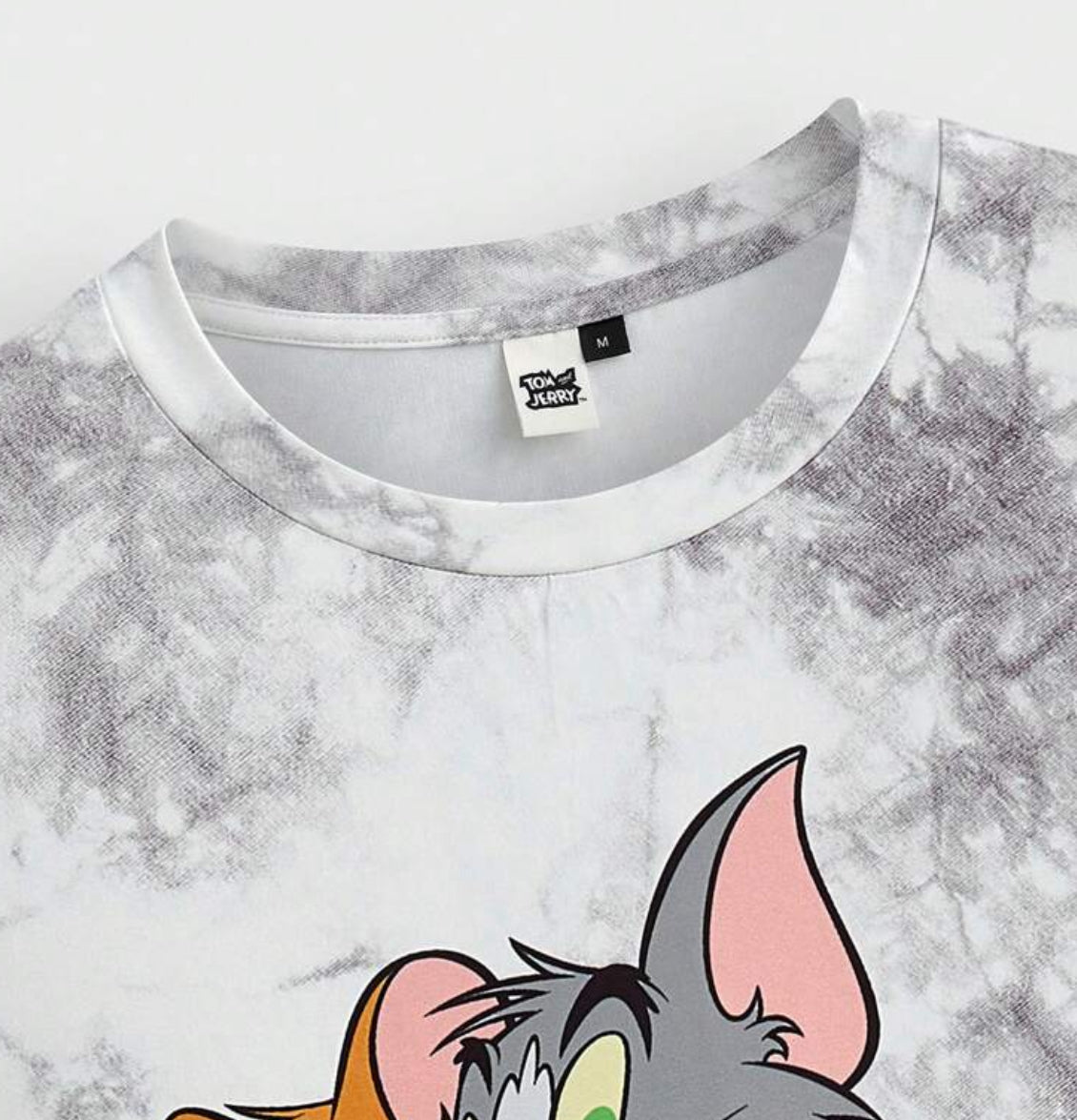 “Tom & Jerry” Men's Casual Tie-Dye Loose T-Shirt