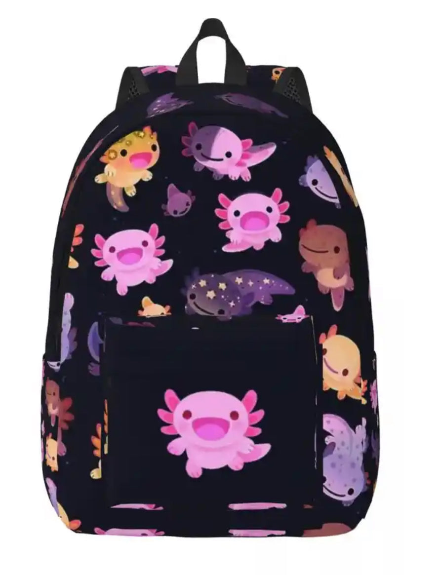 Mochila Axolotl, Salamandra Kawaii