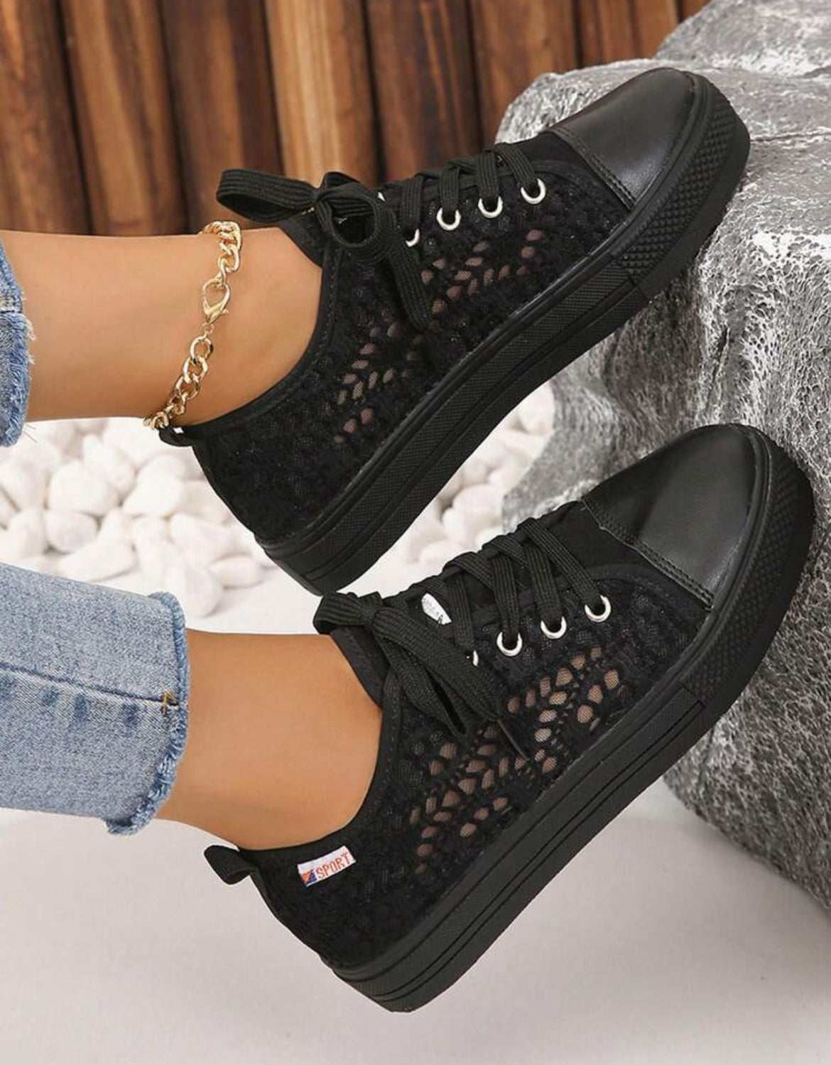 Women’s Lace Up Platform Sneakers