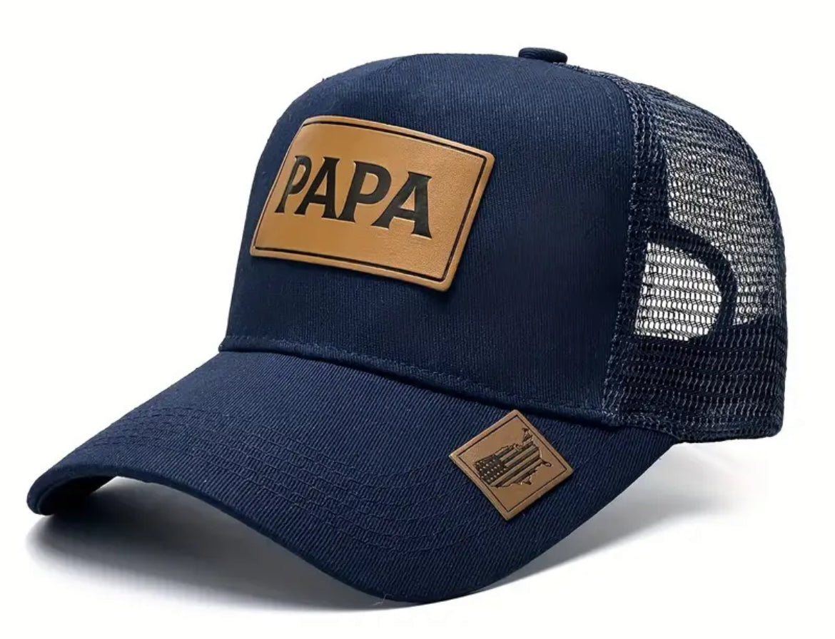 Serie PAPA, que muestra el cariño y el cariño de padre y abuelo, sombrero para exteriores