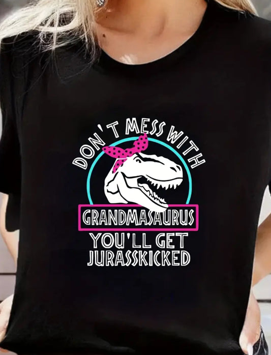 Camiseta de manga corta para mujer Grandmaurus