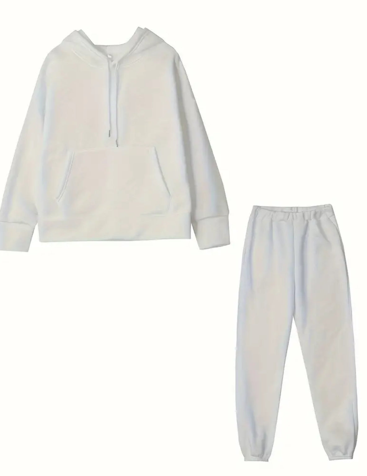 “East L.A.” Casual Chic Hoodie & Drawstring Waist Sweatpants with Relaxed Fit