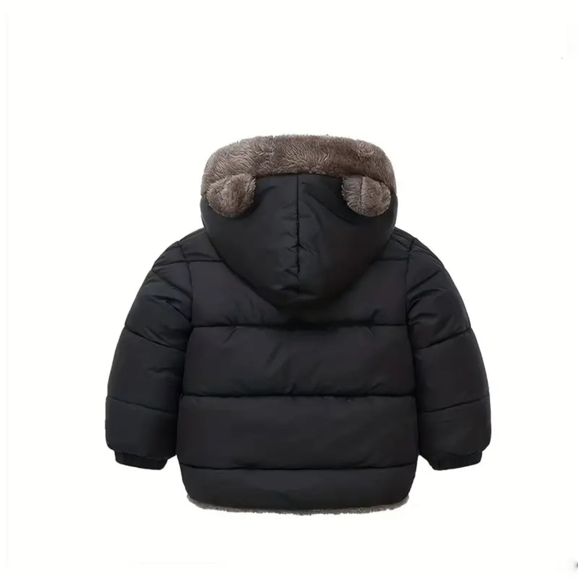 “Warm Bear” Hooded Jacket - Cute Ears Design, Reversible, Zip-Up Coat for Winter