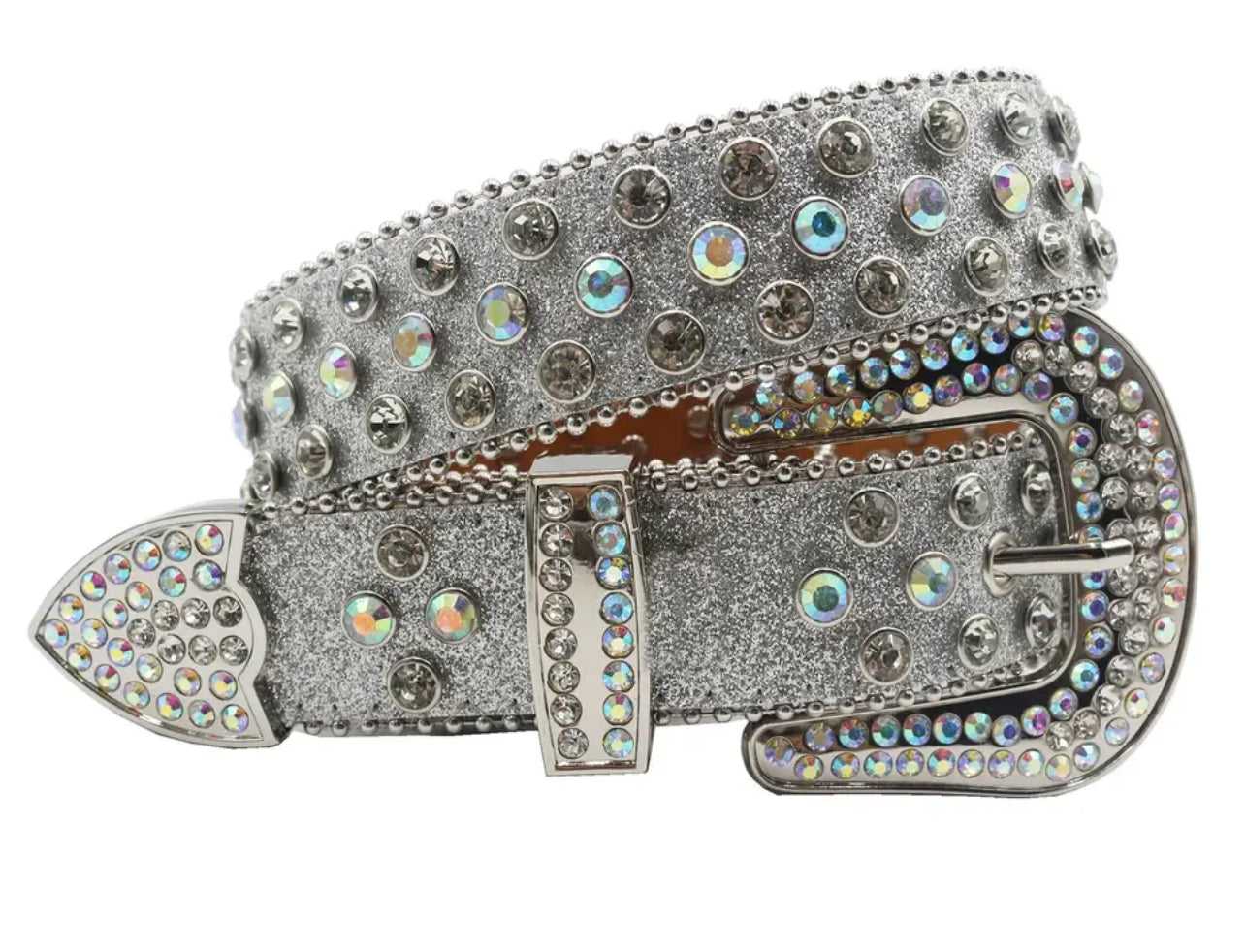 Hot Rhinestone Studded Belts Studded Leather Belts