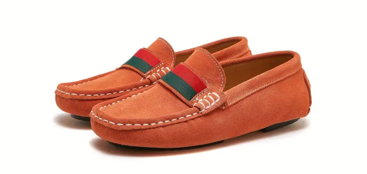 Boy's Loafer Shoes, Casual Slip-On Low Top