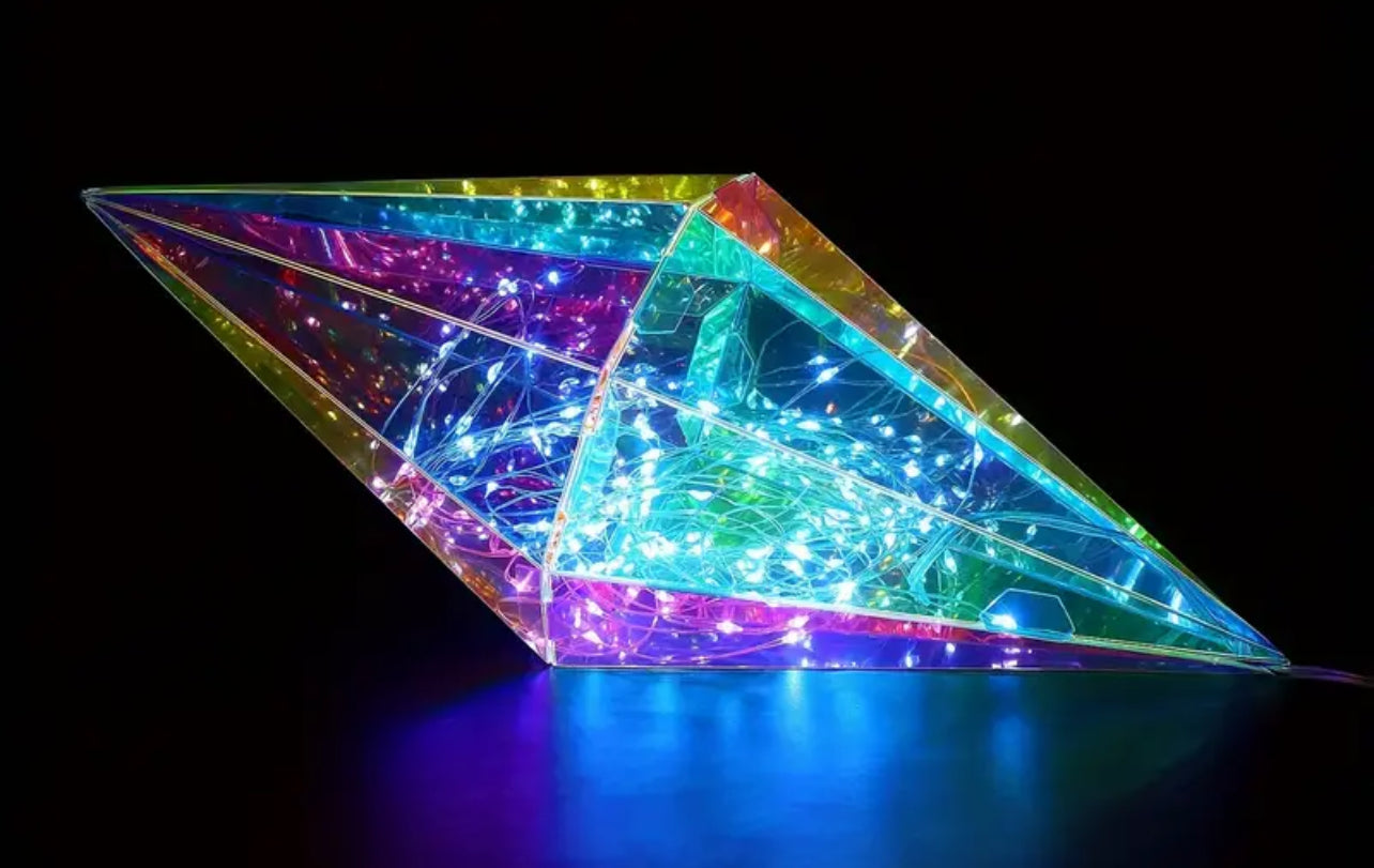 1pc Modish Hologram, Rainbow Glow Lights, USB Powered