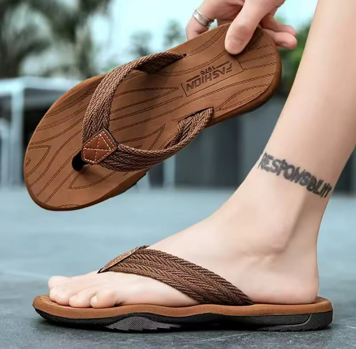 ‘VENICE’ Men’s Beach Flip Flops