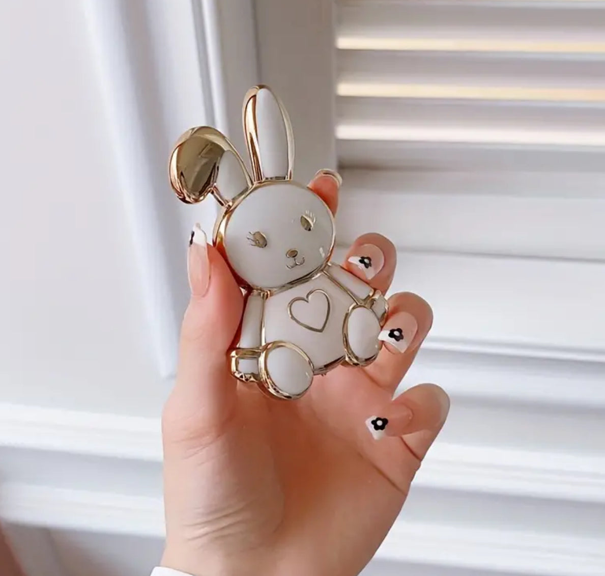 Folding Ear “Love Rabbit” Mobile Phone Grip & Stand