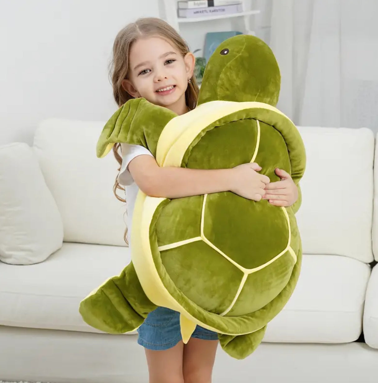 “Hey Dude” Sea Turtle, Jumbo Plush Huge Pillow