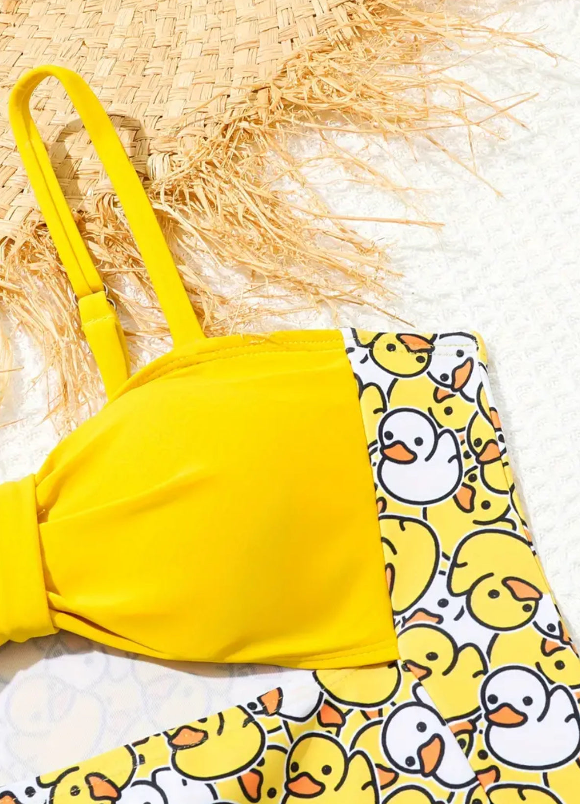 “Duckies & Bows” Decor Swimwear, Girls