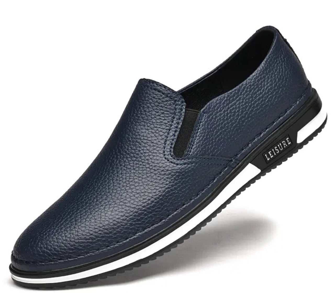 Nuevos zapatos de vestir de cuero genuino para hombre de estilo británico