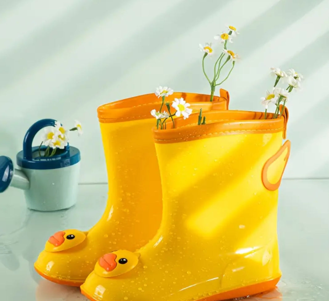 Botas de lluvia B.Duck para niños y niñas, impermeables