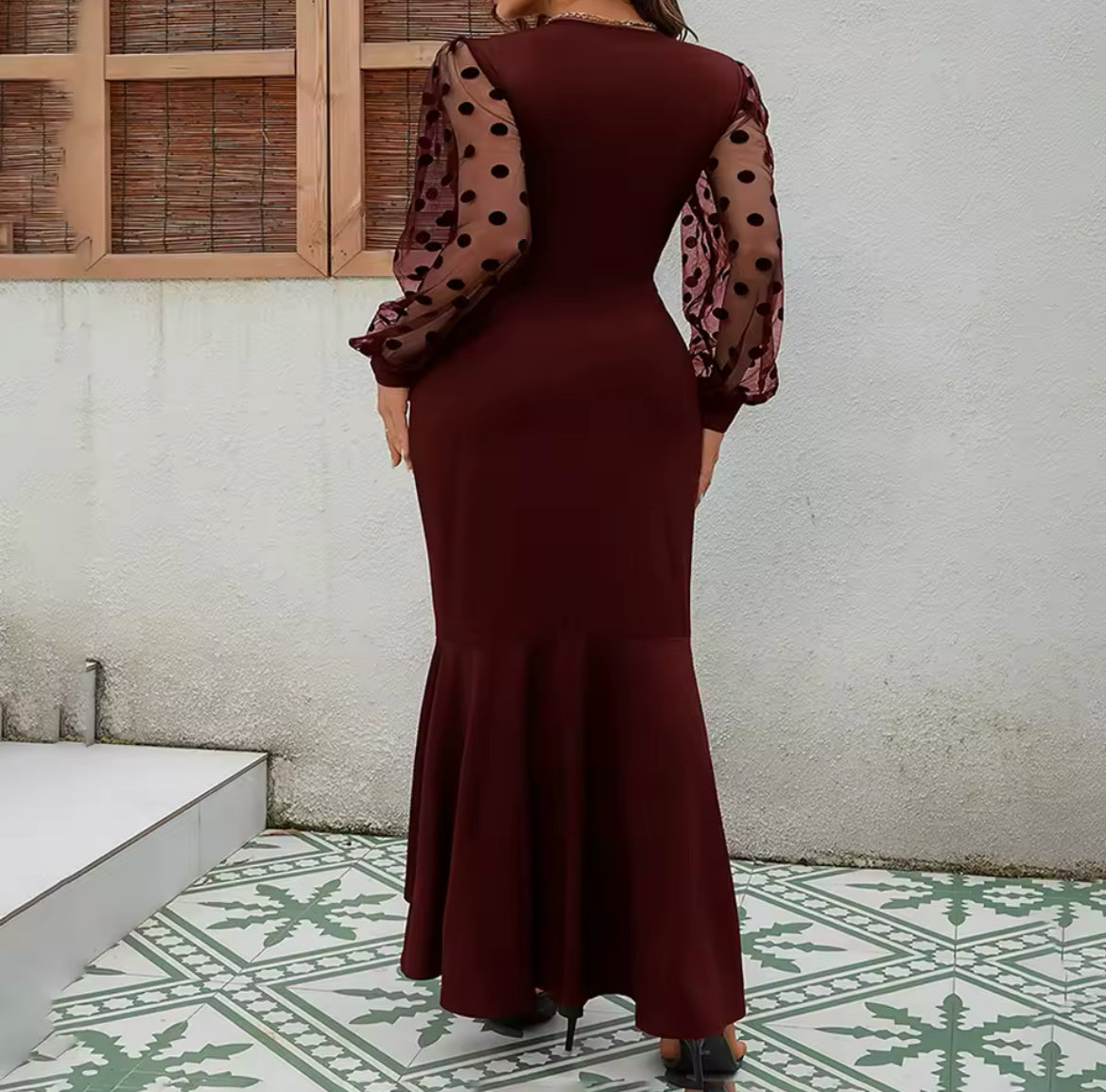 ‘Delila’ 1XL to 4XL | Slimming Elegant Mermaid Dress