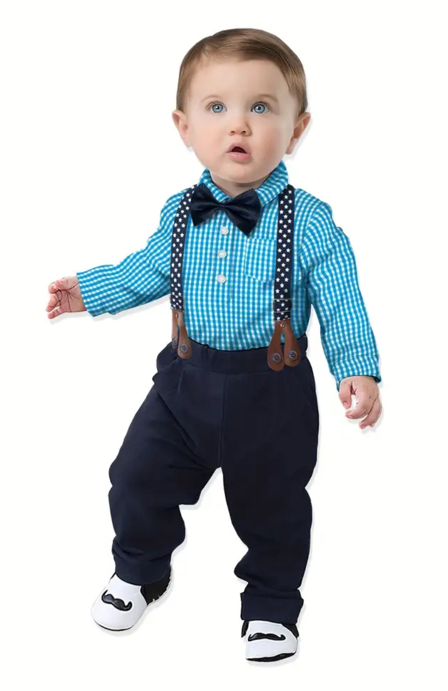 4pcs, Boys Formal Gentleman Outfits