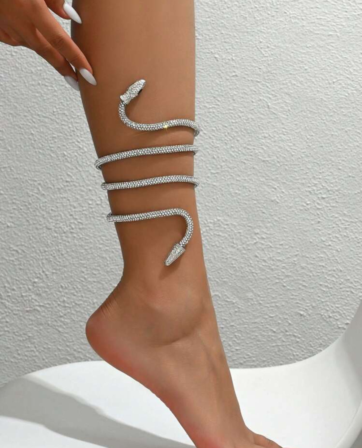 Anklet Snake Leg Chain | Flexible & Adjustable