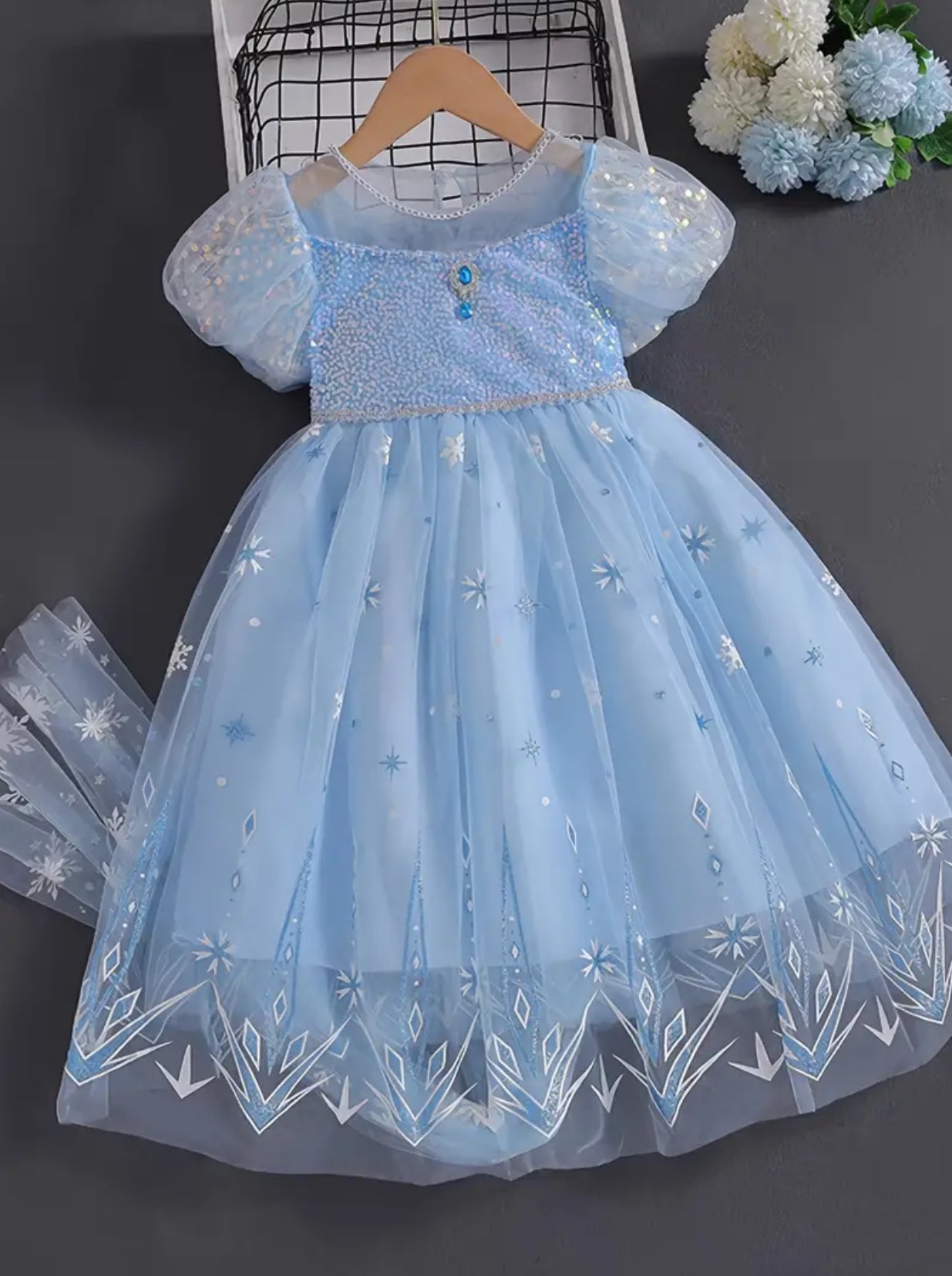 Vestido de princesa de cumpleaños de “Cenicienta”