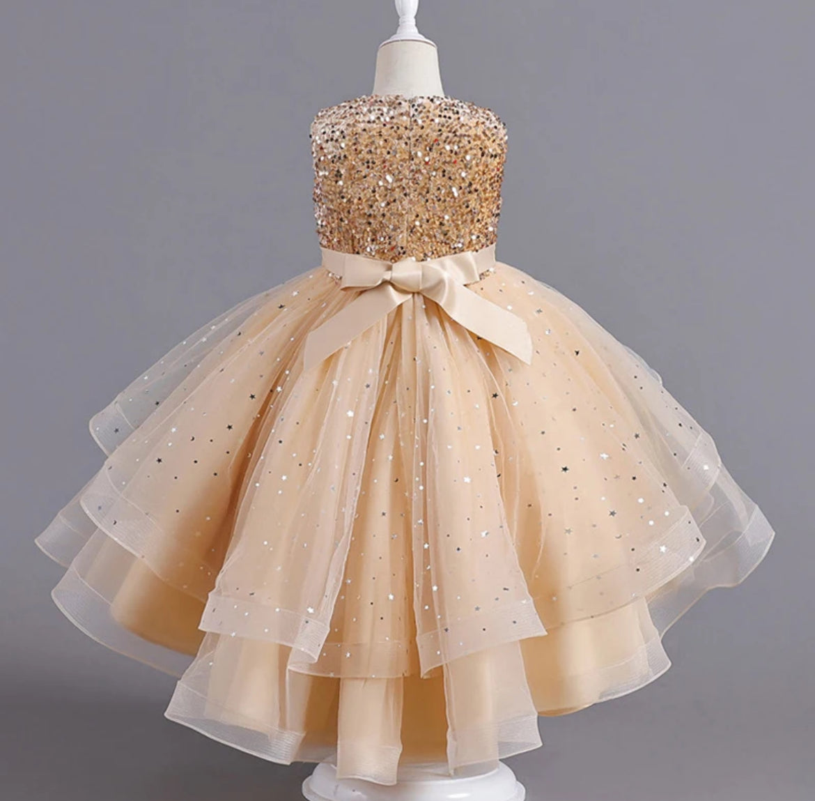 “Summer Sequins” Sleeveless Princess Dress