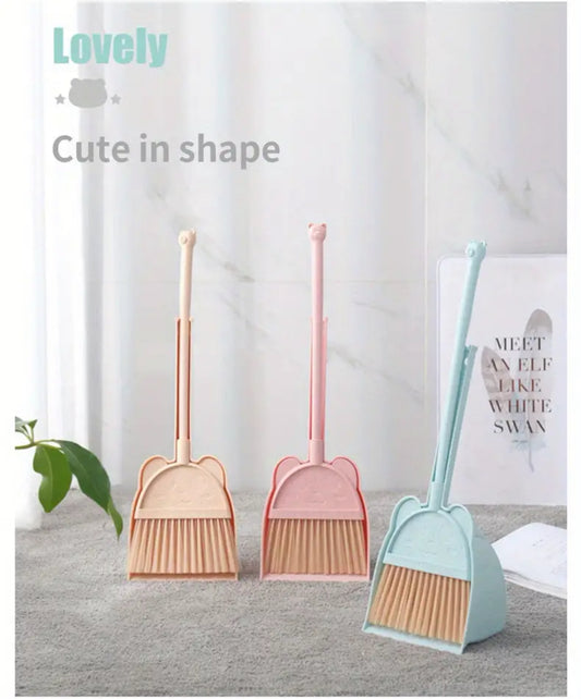 Clean Your Home in Style with this Mini Broom & Dustpan Set!