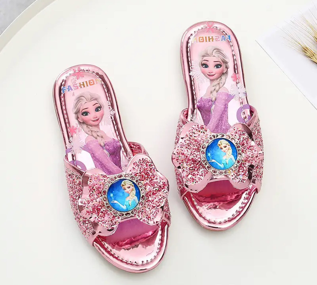 “Frozen” Anna &amp; Elsa Princess Flats, Girls