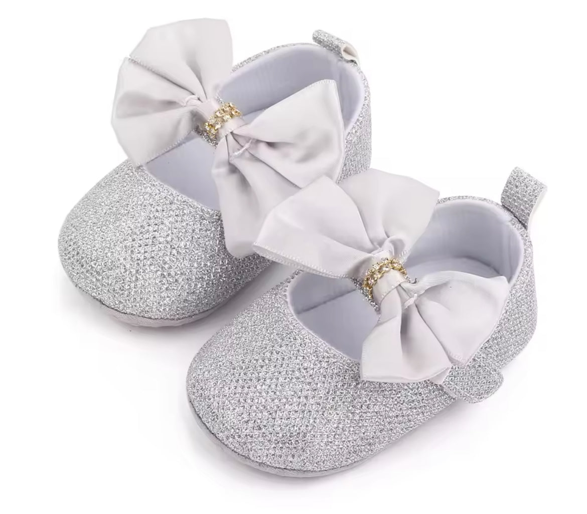 Rhinestone Baby Girl Shoes Bling Mary Jane Flats