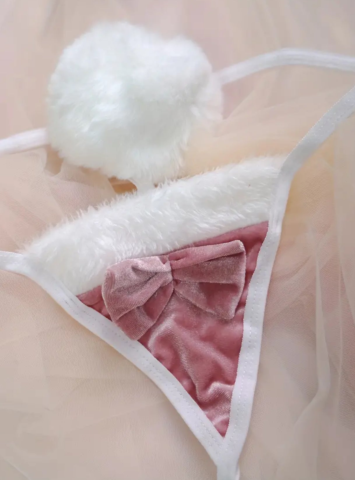 Women's Sexy Bunny Lingerie Costume with Bowknot Modish Kids Boutique Women's Sexy Bunny Lingerie Costume with Bowknot Modish Kids Boutique