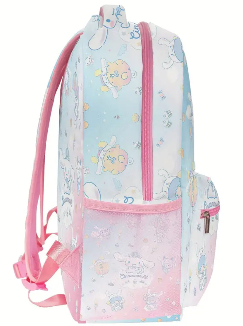 🩵 Mochilas Kawaii Cinnamoroll de Sanrio, ligeras