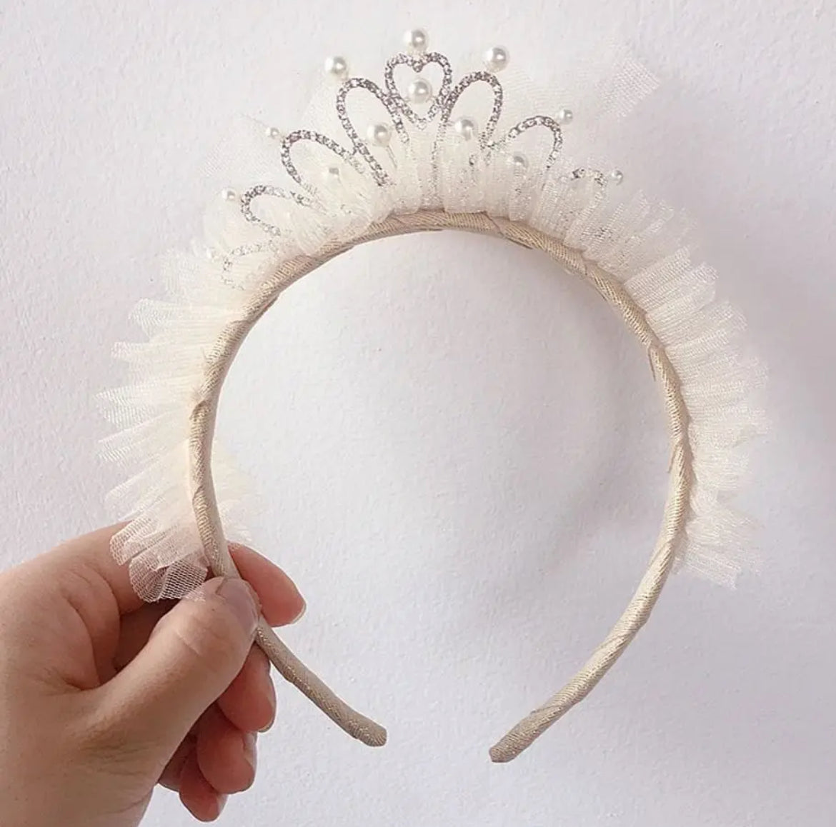 “Royal Birthday Crown” Flower Princess Headband