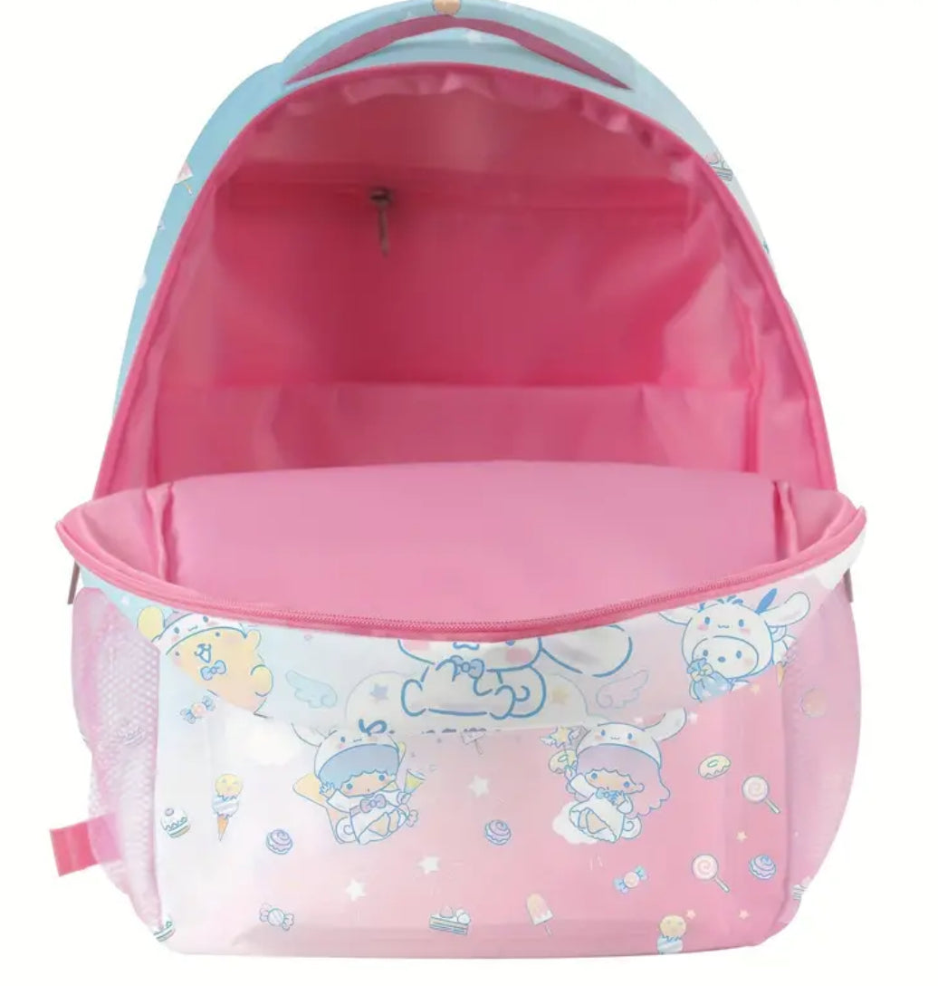 🩵 Mochilas Kawaii Cinnamoroll de Sanrio, ligeras