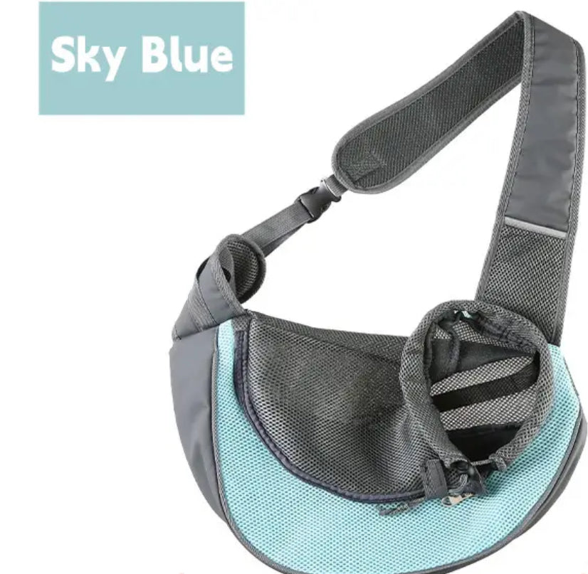 “Puppy Love” or Kitty 🐱 Comfortable Pet Sling Carrier, Breathable Mesh & Oxford Fabric