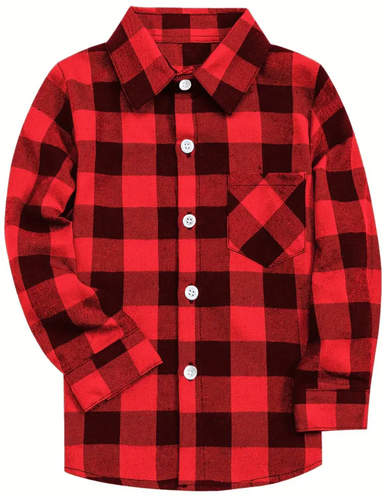 Checkered Pattern, Pocket, Men's Casual Long Sleeved Shirt, With A Collar Design