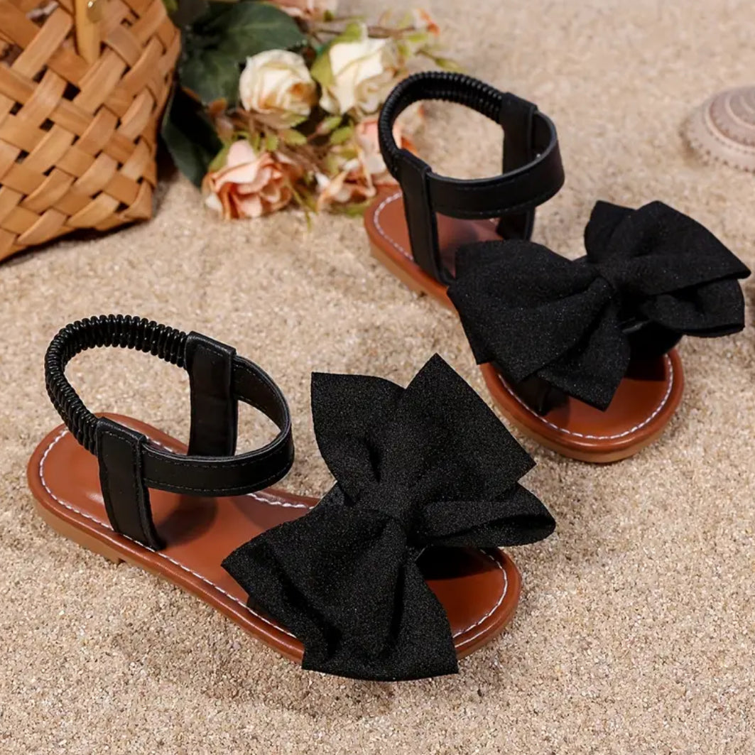 Girls ‘HEATHER’ Chic Bow Beach Sandals