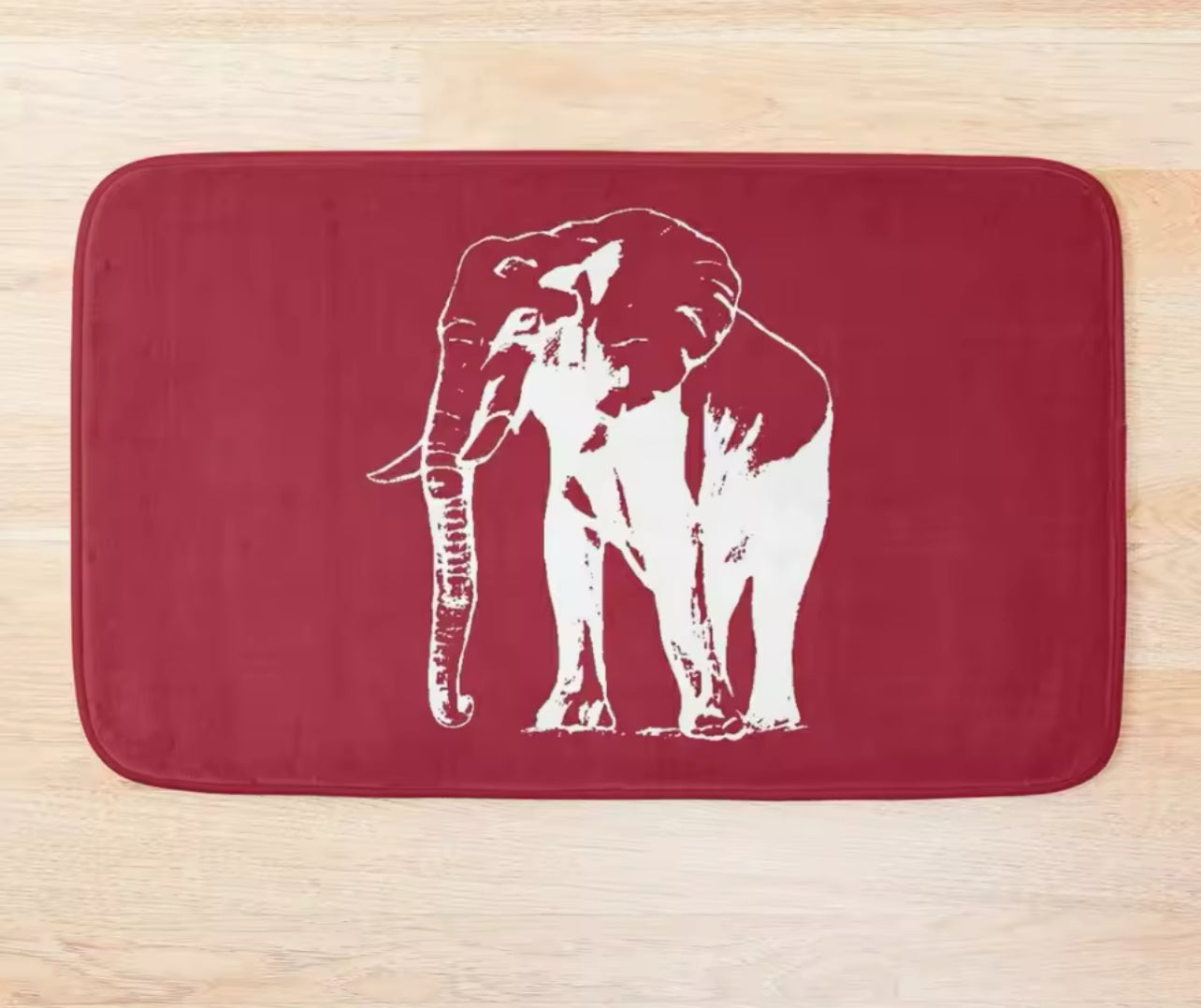 Alabama Crimson Tide, Bath/ Kitchen Mat, Bathroom Rug