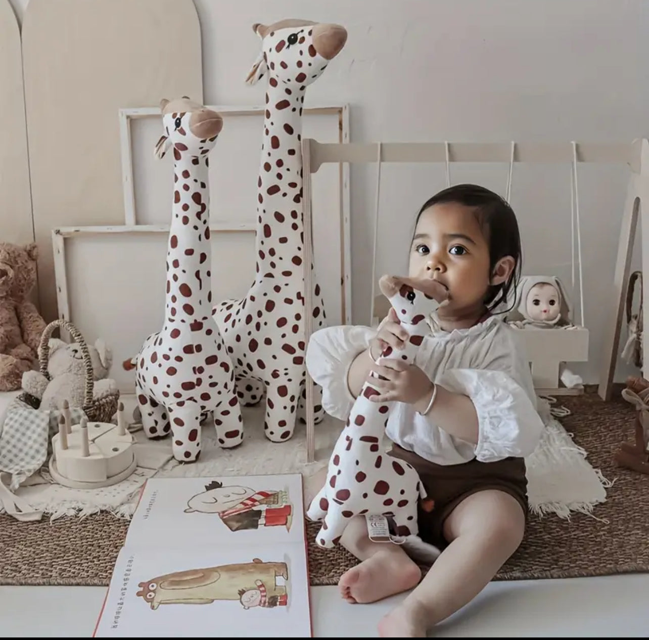 Cartoon Creative Big Giraffe Plush