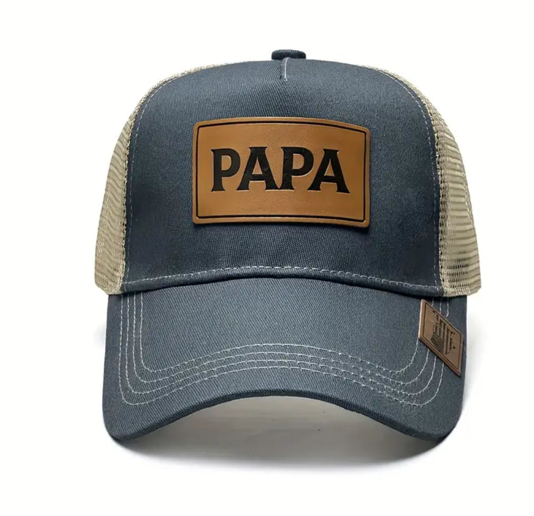 Serie PAPA, que muestra el cariño y el cariño de padre y abuelo, sombrero para exteriores