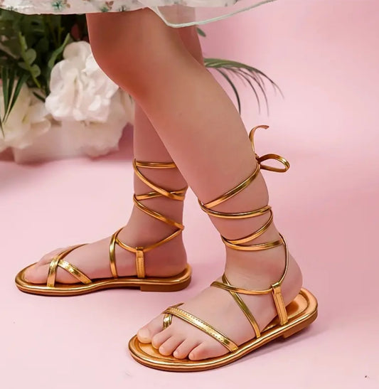 Sandalias con diseño de tiras modernas, sandalias ligeras y transpirables