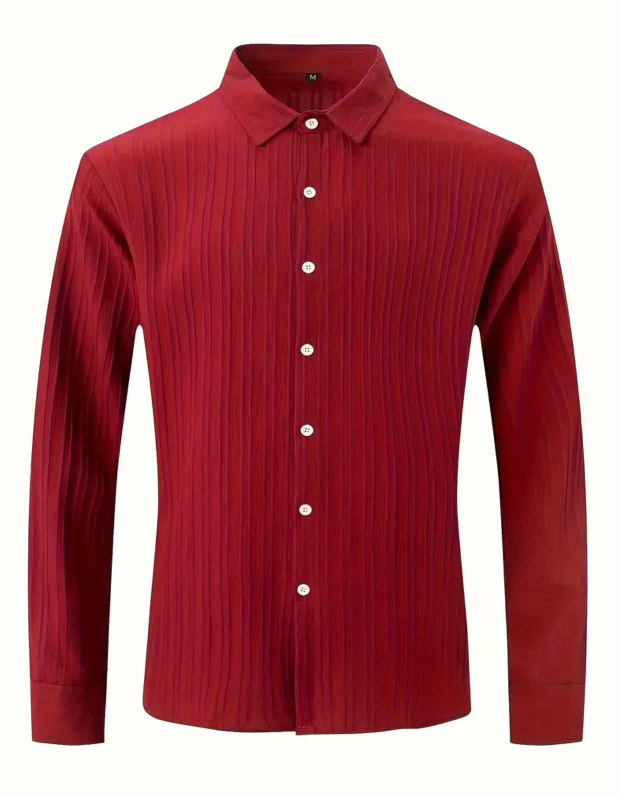 “Gentleman” Striped Classic Trachten Shirt - Long Sleeve, Casual Lapel, Button-Up