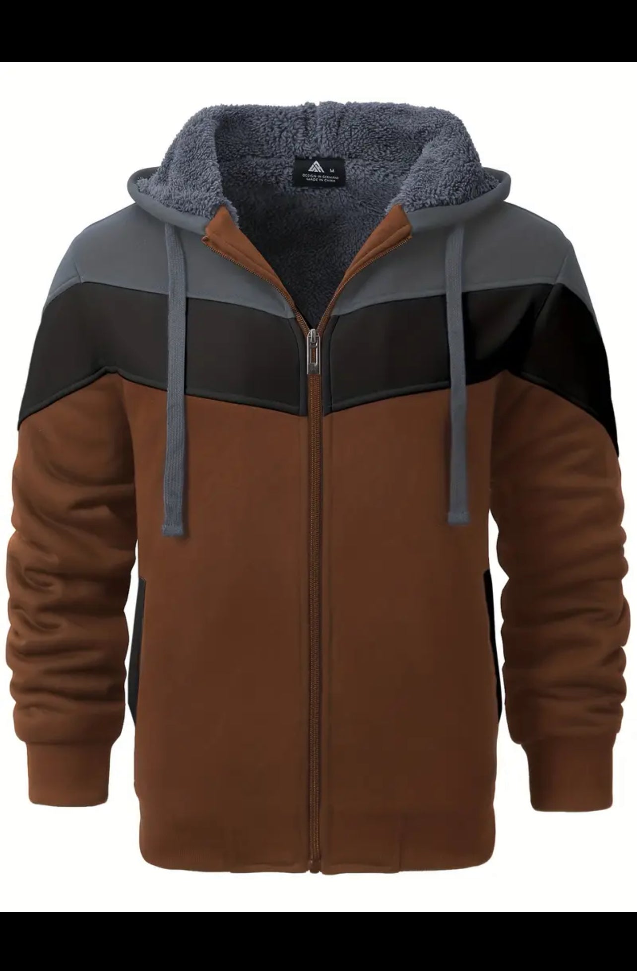 Men's Contrast Colors Trendy & Versatile Zipper Hoodies, Sugar 🎩 Daddy Collection, S-3XL