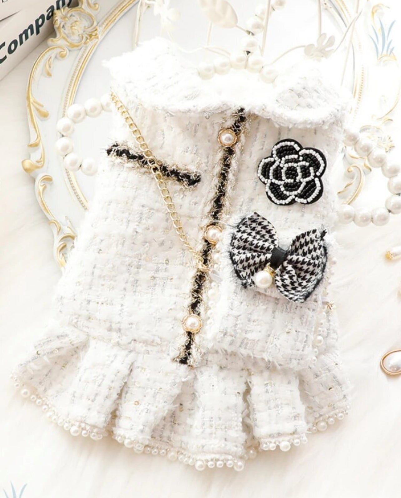 Princess Dress, Warm Skirt Bowknot Sweater Fashion Coat For Pets