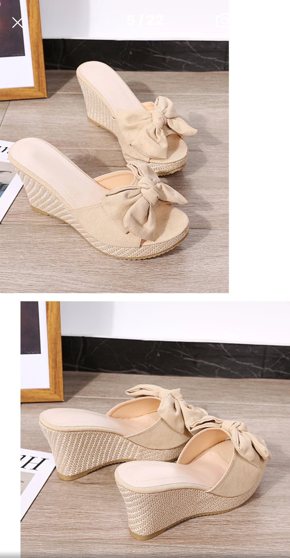 Bowknot Wedge, Platform, Posh 🌸 Collection, Women’s