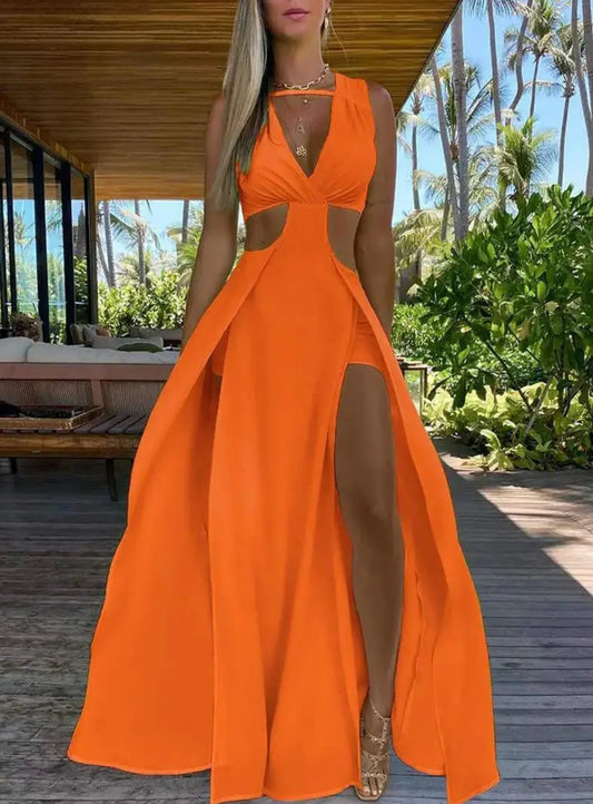 Orange Maxi Dress