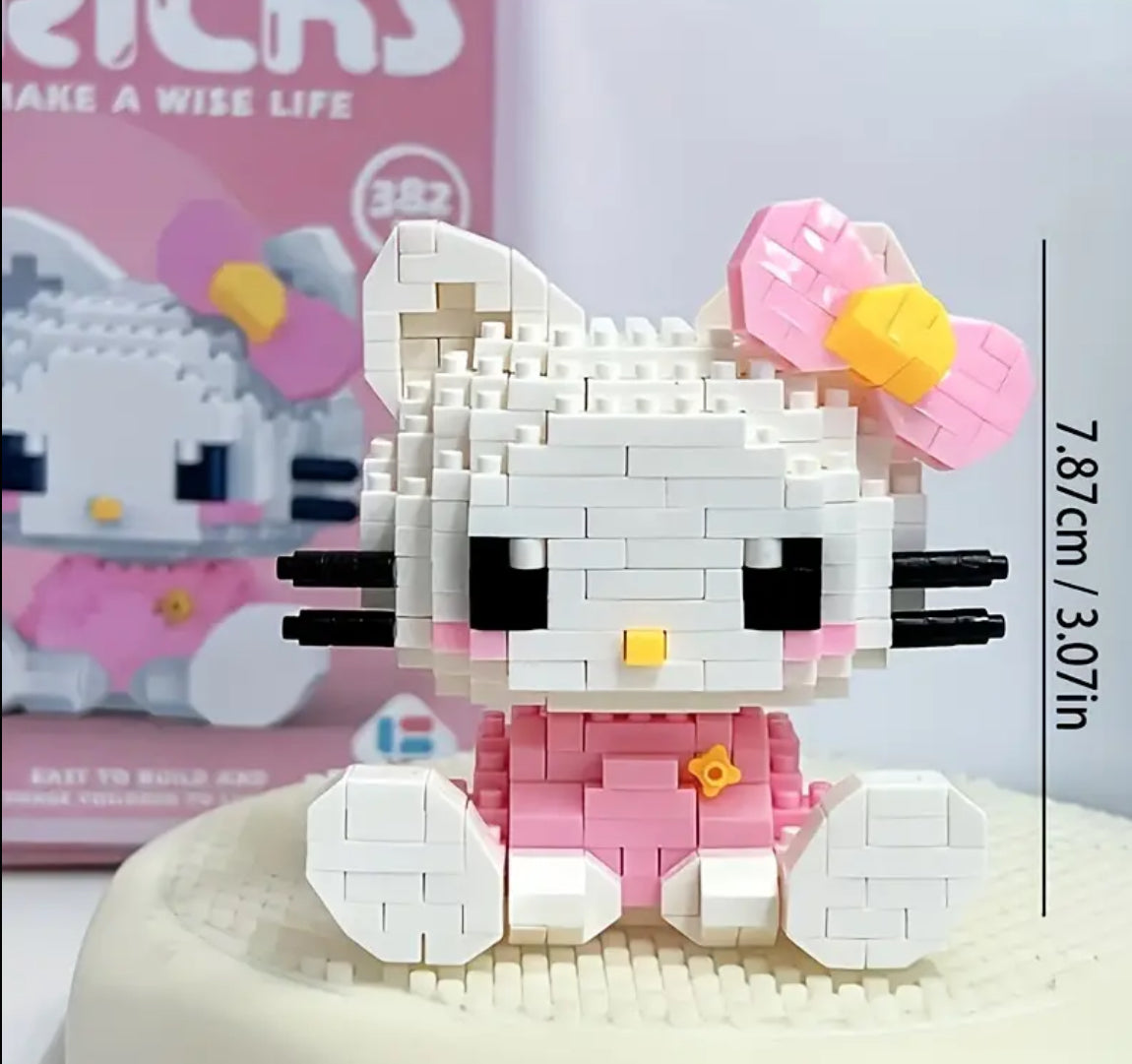 Authorized Sanrio Cute Building Blocks Kawaii Melody, Hello Kitty, Kuromi