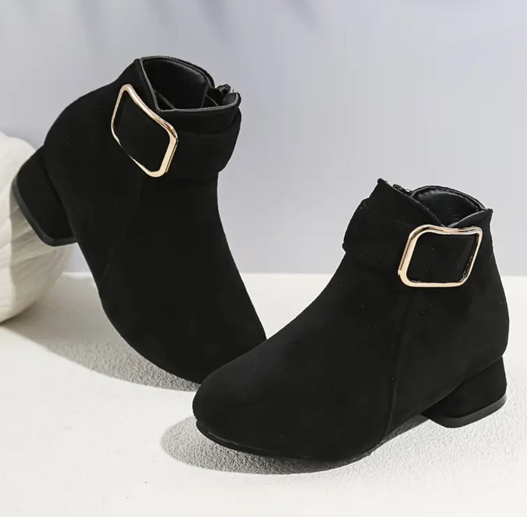 “Fashionable Girls” High-heeled Zipper Boots - Lightweight & Slip-resistant for Everyday Wear