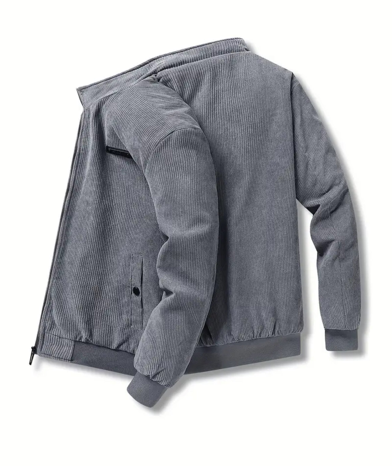 Casual Corduroy Fleece Jacket, Sugar Daddy 🎩 Collection