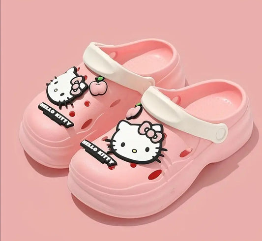 Zuecos de Hello Kitty ligeros y transpirables 🩷