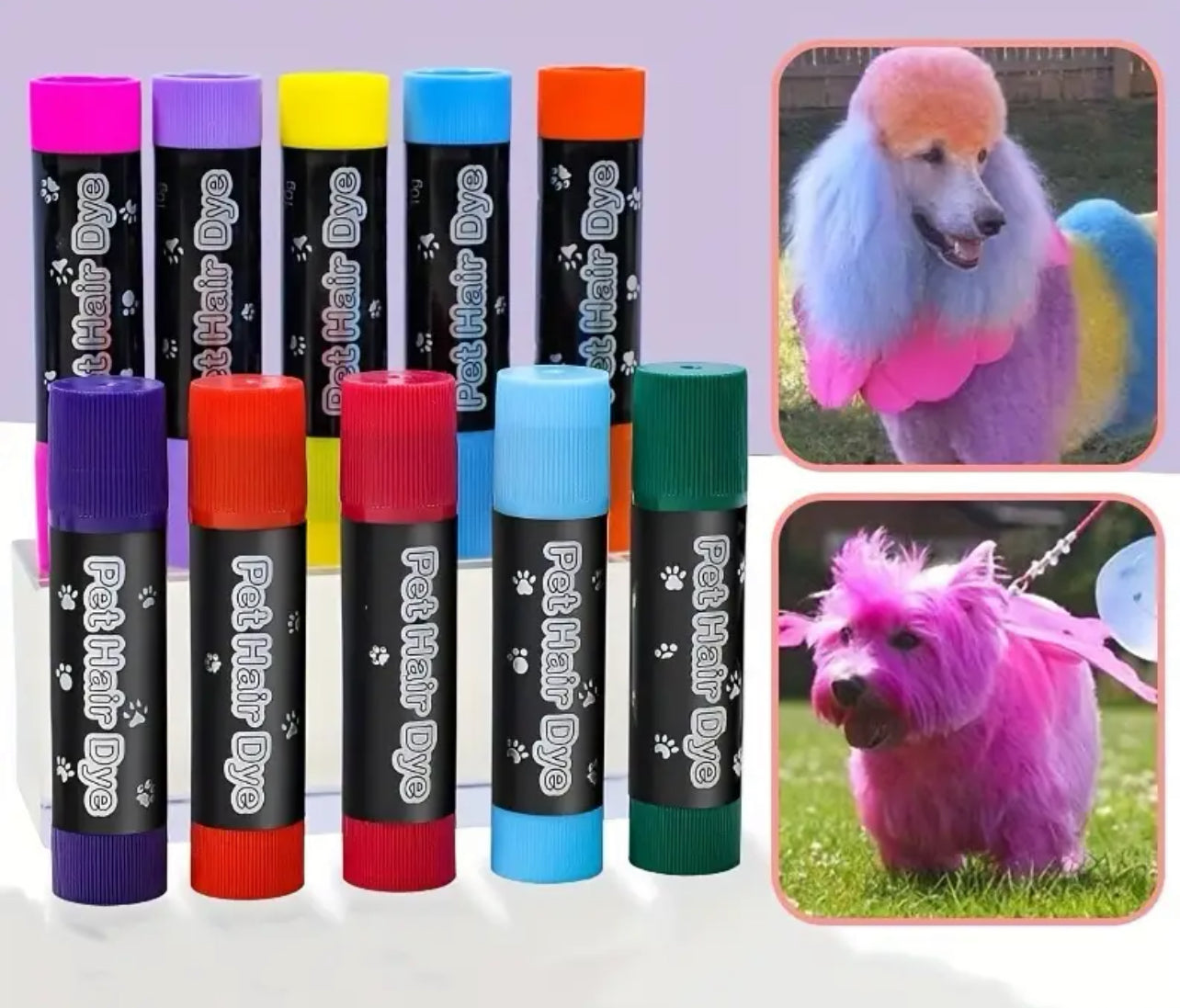 Dog safe temporary dye sale